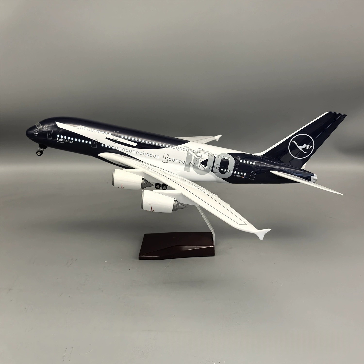 Model Kit Airplane - New 45cm Lufthansa A380 100 Years