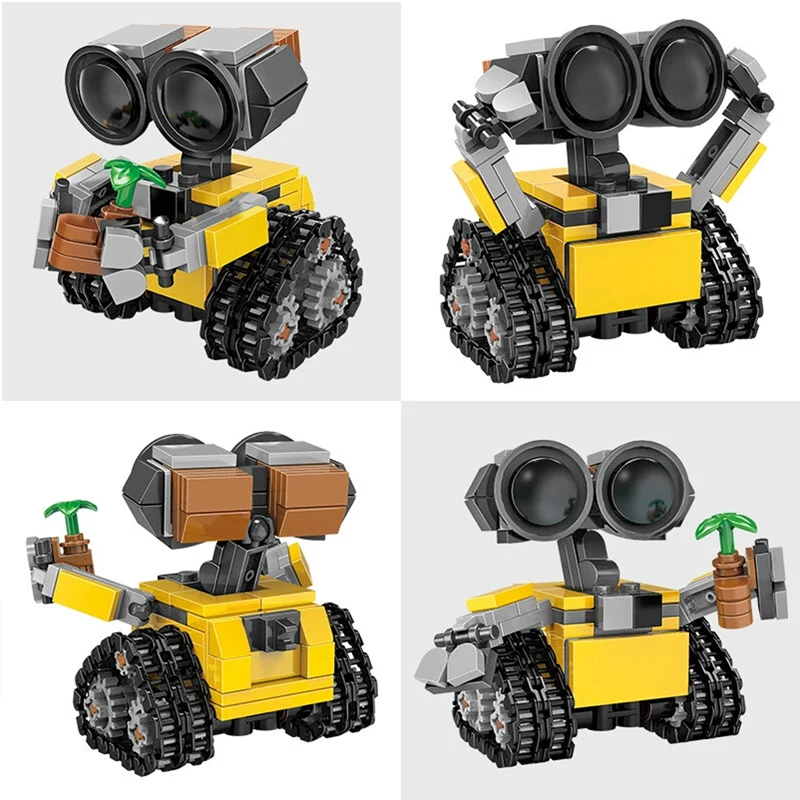Model Kit Wall E - ！！Classic Movie Mini Robot Wall-e MOC
