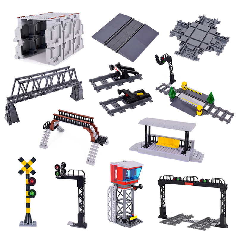 Model Kit Wall E - City Trains Flexible Tracks Forked Straight