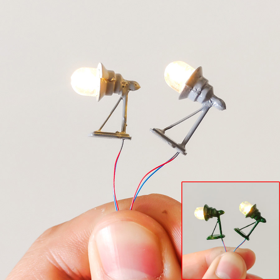 Model Kit Wall E - 2Pcs Miniature 3V Led Lights Model