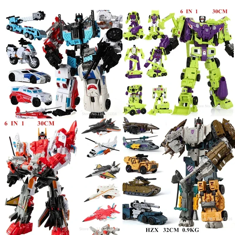 Model Kit Robot - Transformation Robot Toys HZX Defensor Bruticus