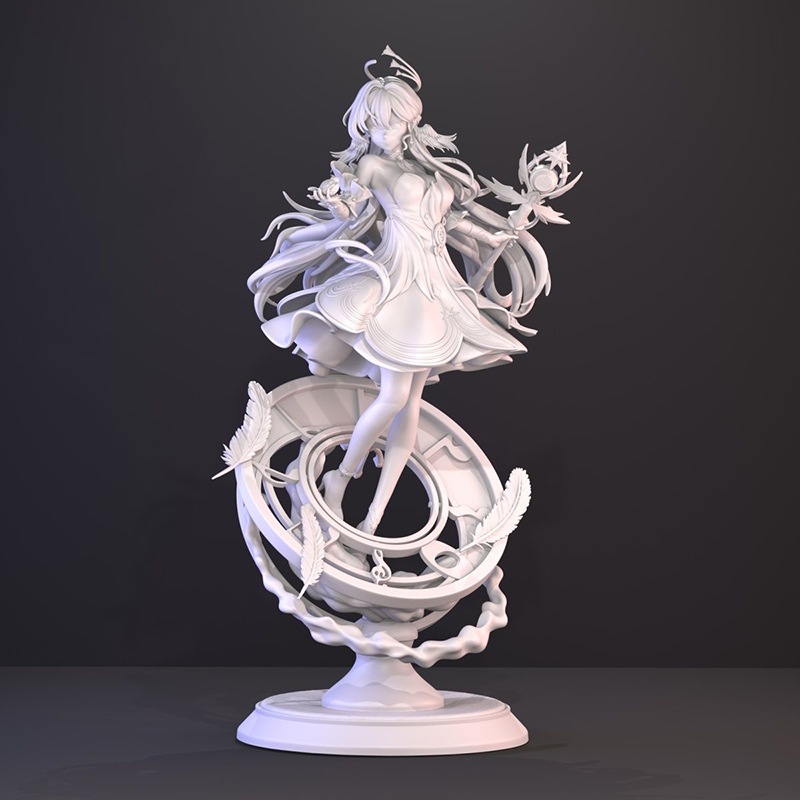 Model Kit Figures - Unpainted 3D Printed Figure Anime Game