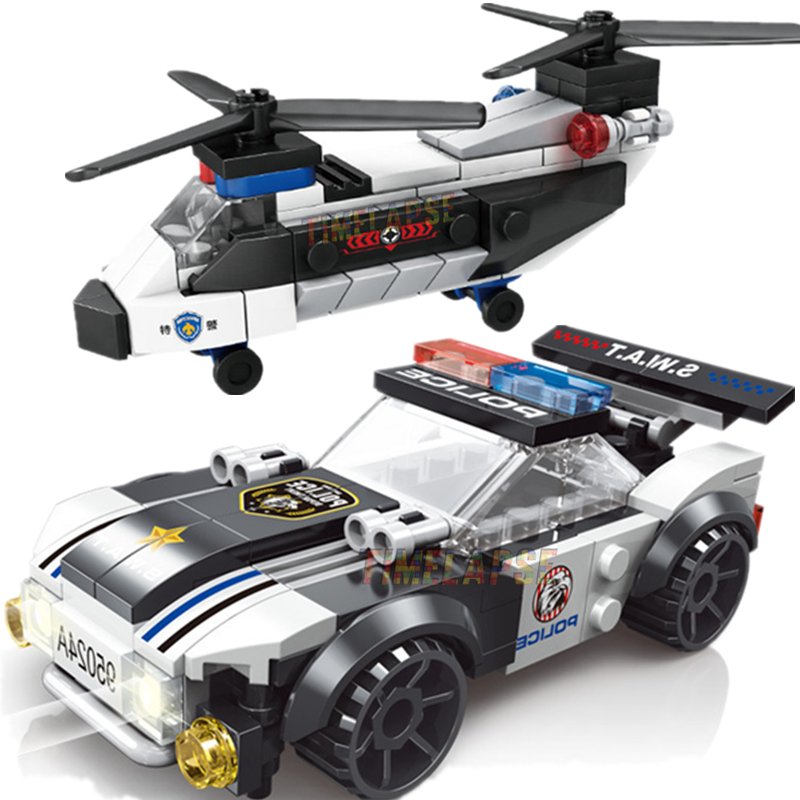 Model Kit Wall E - NEW DIY MOC City Plane SWAT
