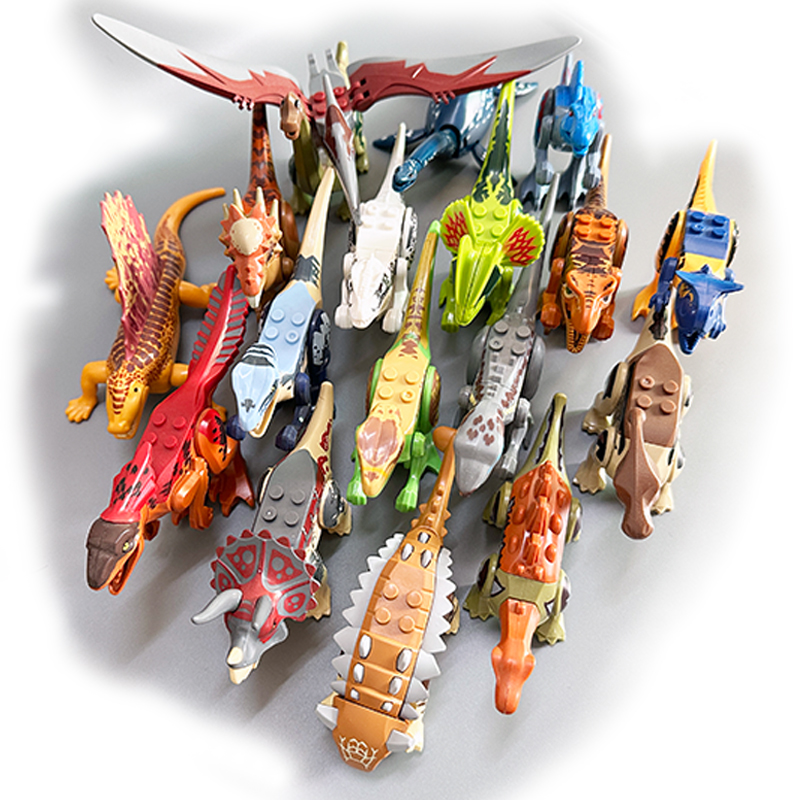 Model Kit Jurassic Park - Jurassic Dino Building Blocks Set Mini