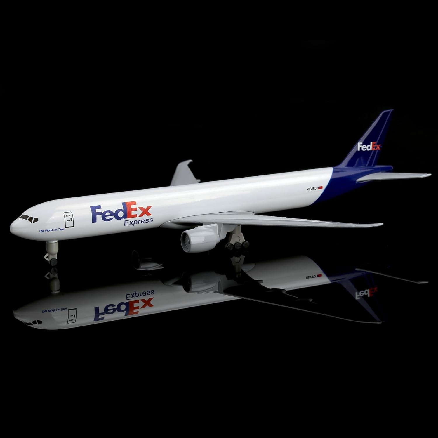Model Kit Airplane - 20cm Fedex B777 Airplane Model Toy