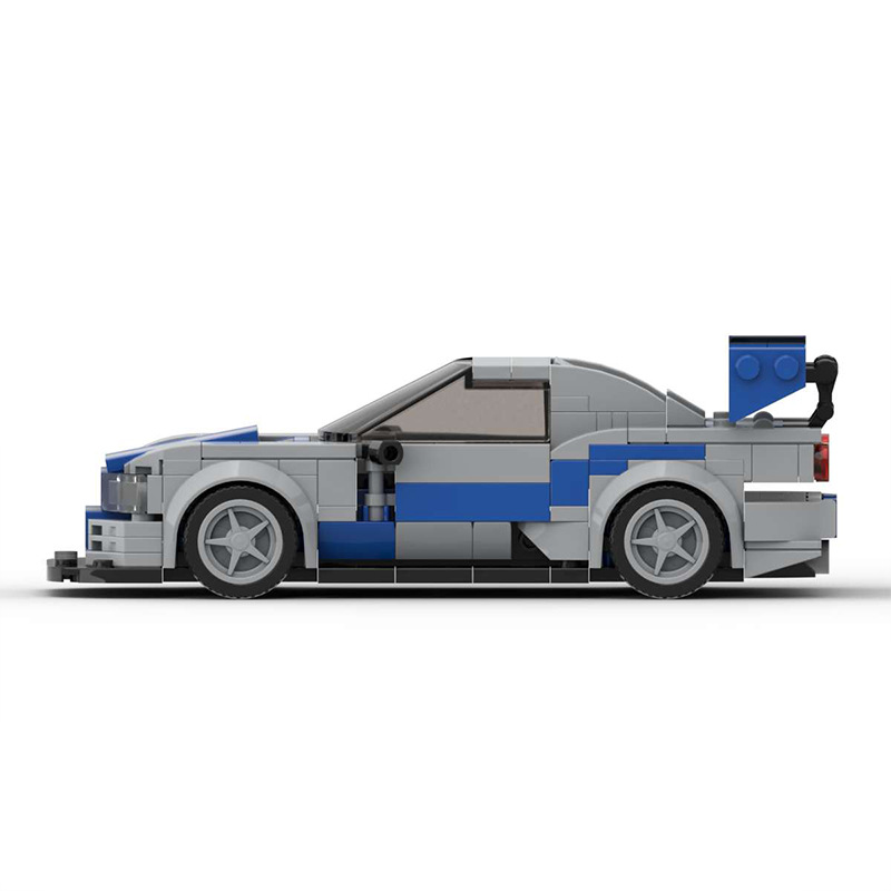 Model Kit R34 - InhawBrick Speed Racing Sport Vehicle Racer
