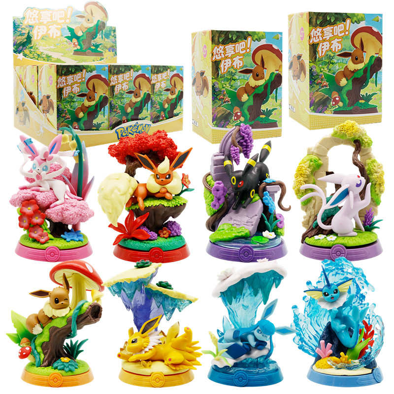 1/9Pcs Pokemon figure toy Eeve - Model Kit Umbreon review and price