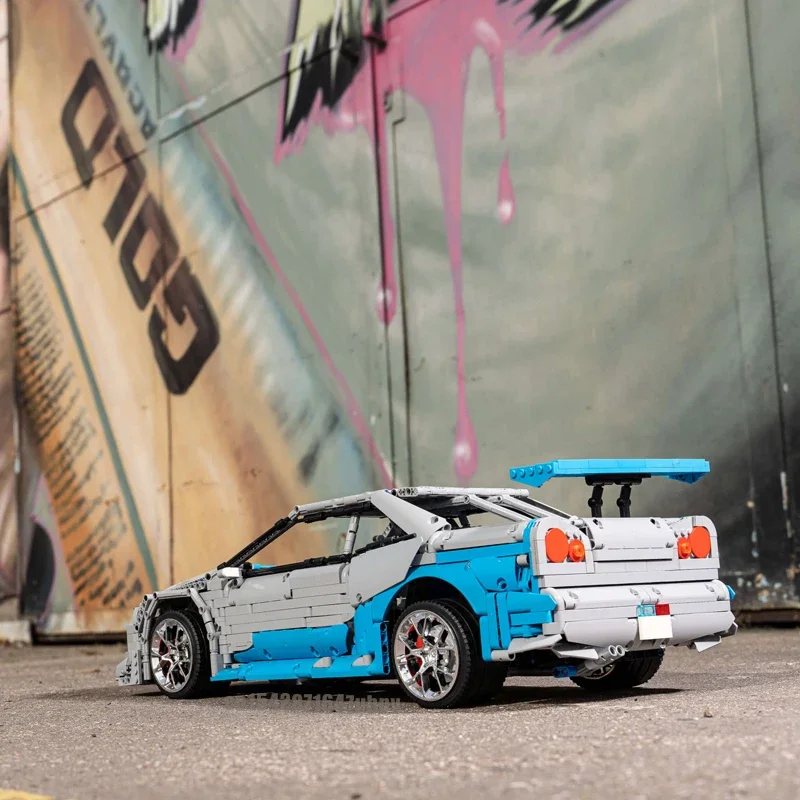 3383PCS supercar model buiding - Model Kit R34 review and price