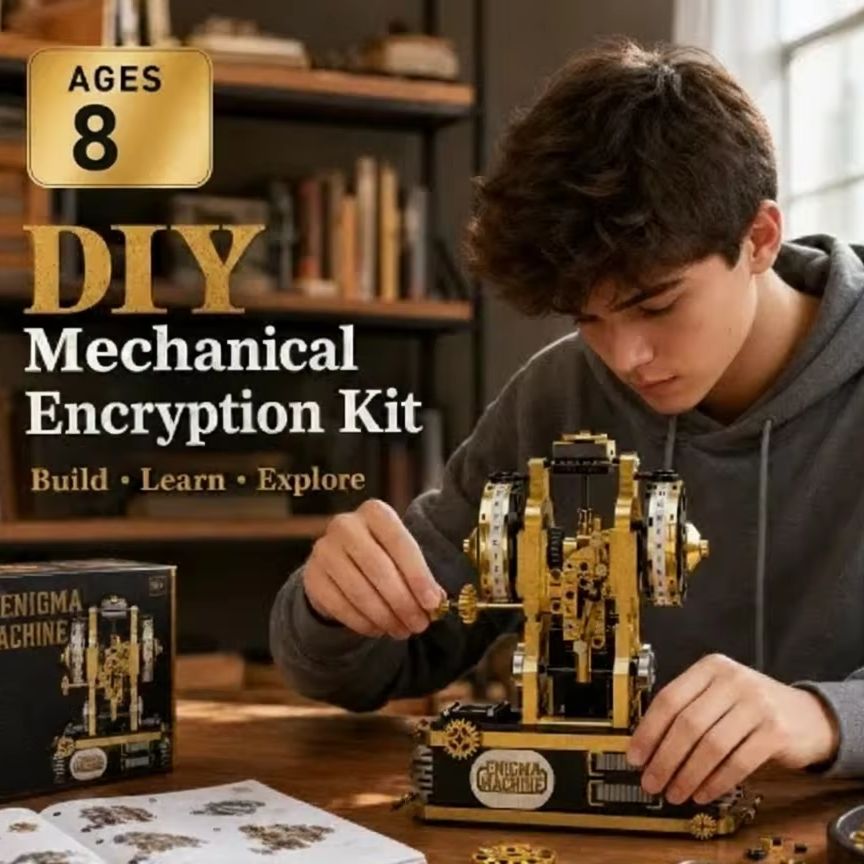 Enigma Machine Building Blocks - Model Kit Mecha review and price