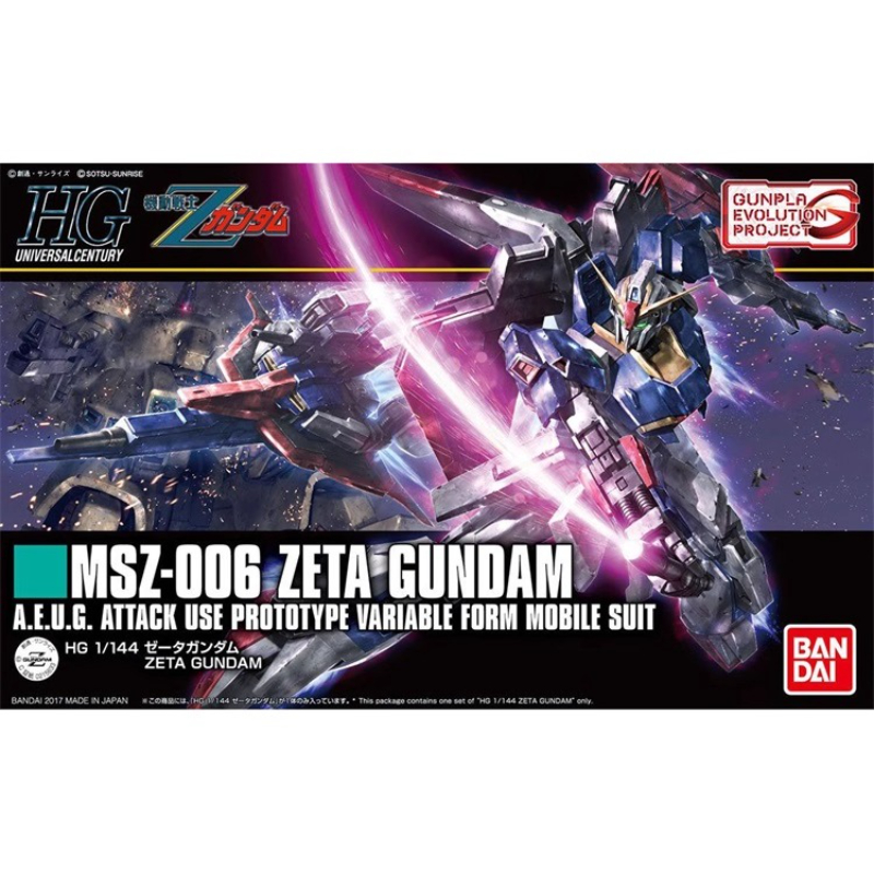 Bandai Original HGUC 1/144 Ani - Model Kit Zeta Gundam review and price