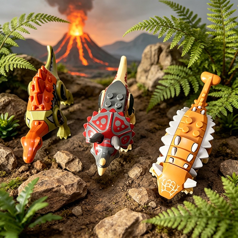 Mini Jurassic Dinosaurs World  - Model Kit Jurassic Park review and price