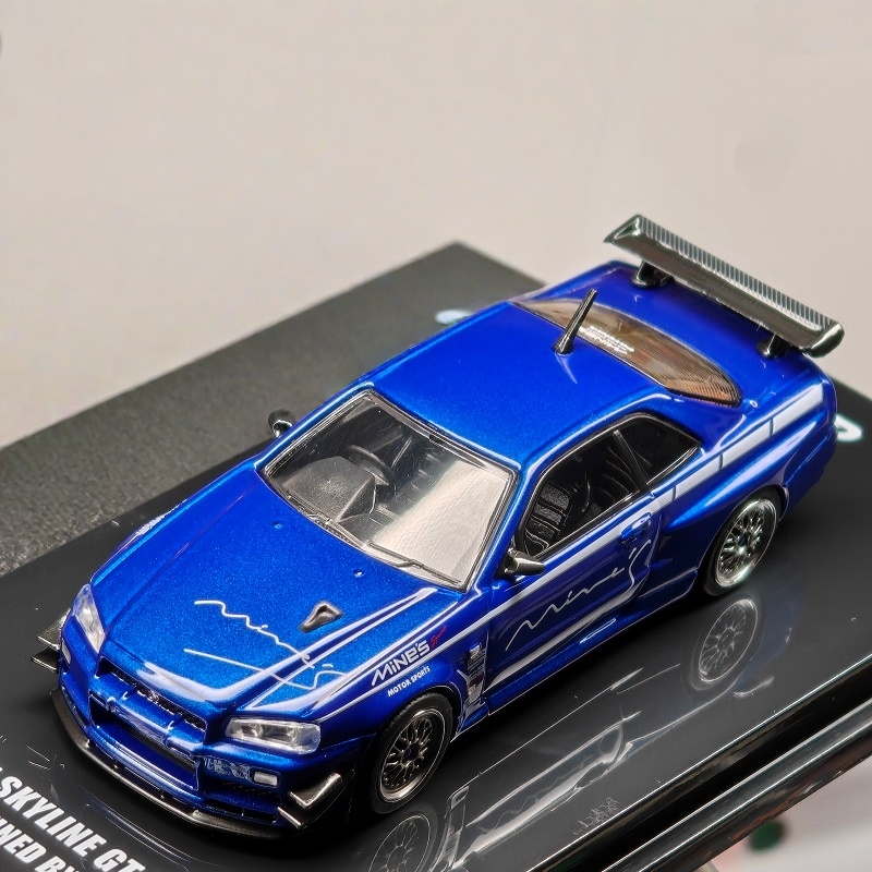 INNO64 1:64 MINE‘S R34 V-SPEC  - Model Kit R34 review and price