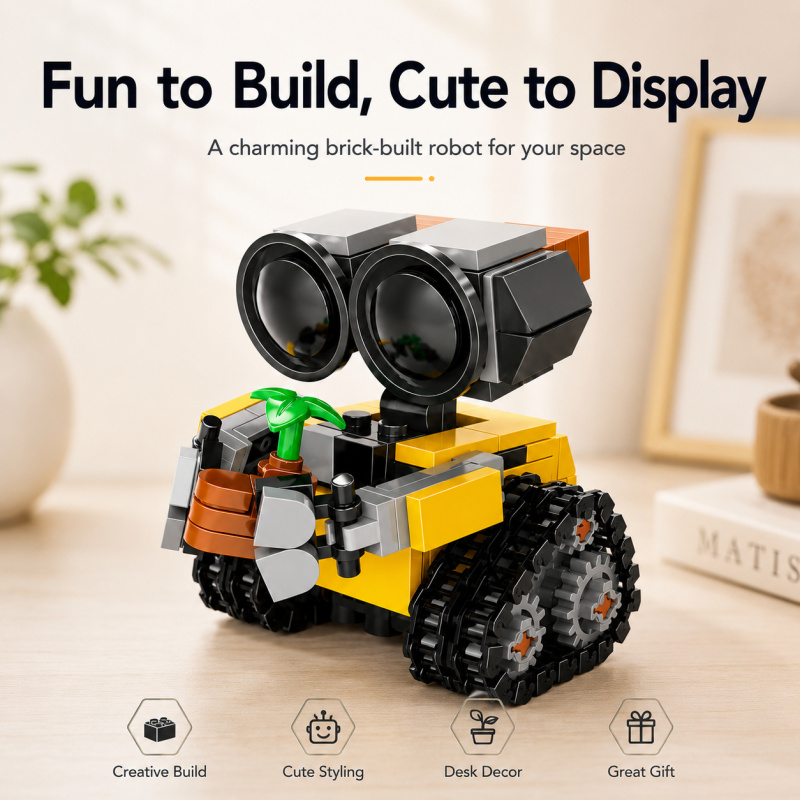 Mini Robot Building Blocks Set - Model Kit Robot review and price