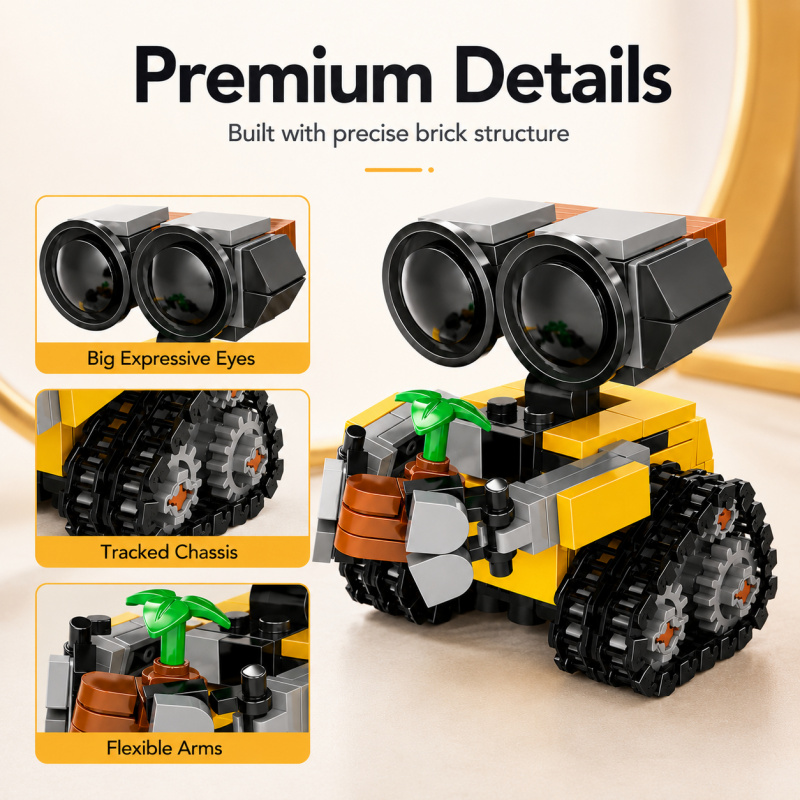 Mini Robot Building Blocks Set - Model Kit Robot review and price