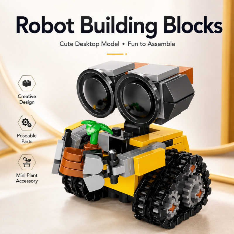 Mini Robot Building Blocks Set - Model Kit Robot review and price