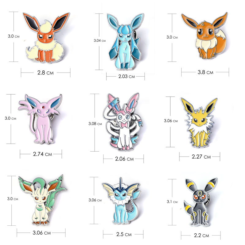 9 Style Pokemon Badges Evees F - Model Kit Umbreon review and price