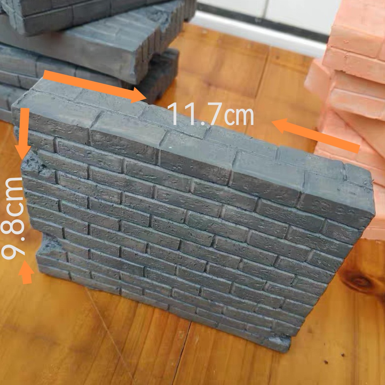 Miniature Brick Wall Plaster D - Model Kit Wall E review and price