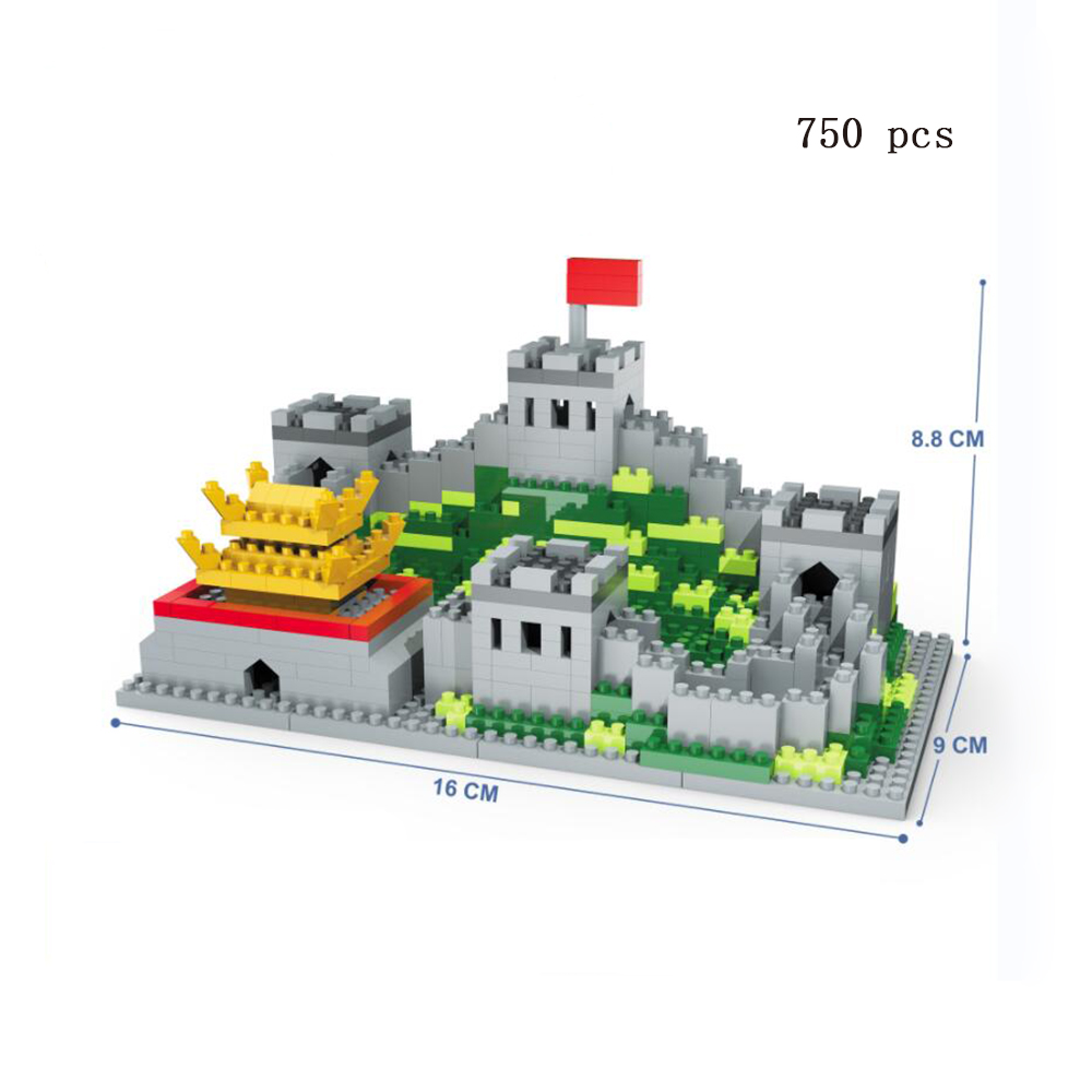 Great Wall Building Blocks for - Model Kit Wall E review and price