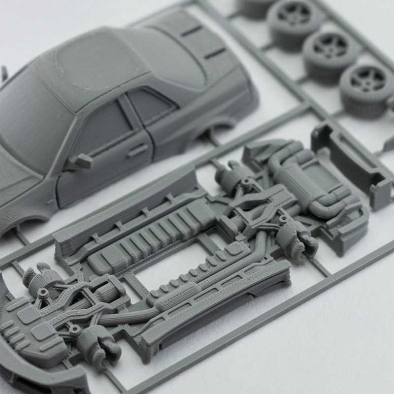 Nissan GTR R34 car model assem - Model Kit R34 review and price