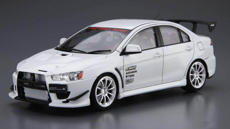 Static assembly car model Aosh - Model Kit Aoshima review and price