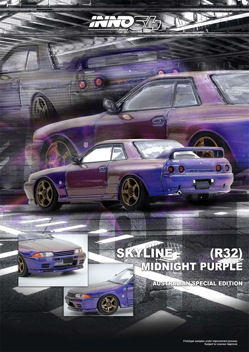 INNO 1:64 R35 WIDEBODY AORUS X - Model Kit R34 review and price