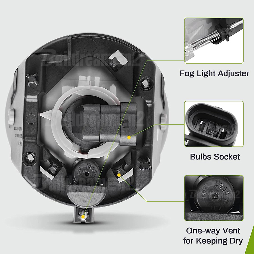 2 Pieces Car Front Fog Light A - Model Kit Jeep review and price