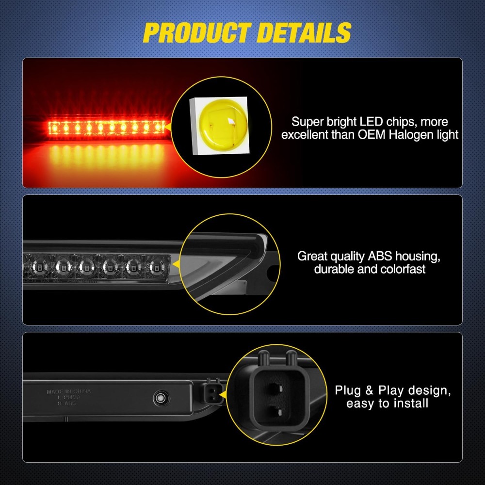 Nilight LED Third Brake Light  - Model Kit Jeep review and price