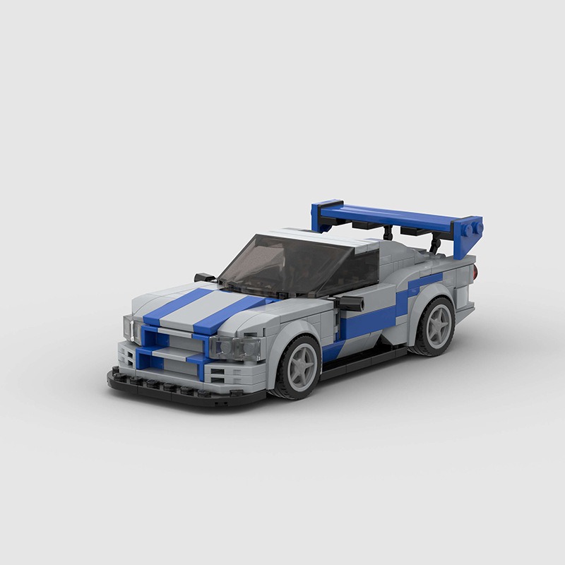 InhawBrick Speed Racing Sport  - Model Kit R34 review and price