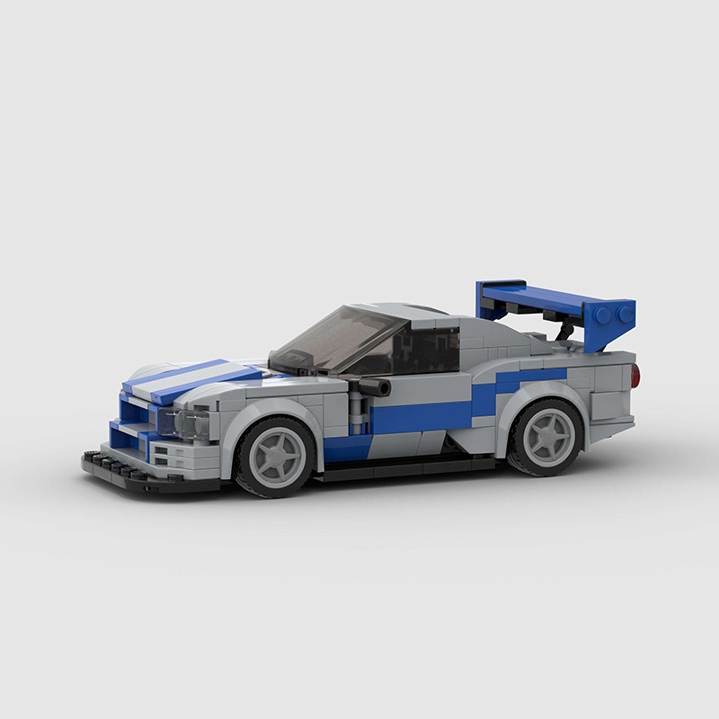 InhawBrick Speed Racing Sport  - Model Kit R34 review and price