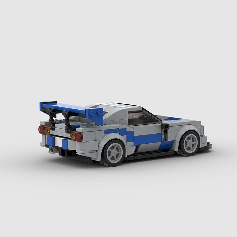 InhawBrick Speed Racing Sport  - Model Kit R34 review and price