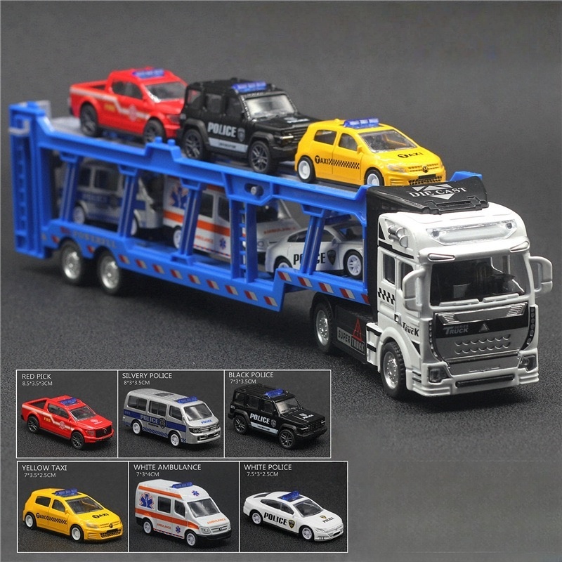 An alloy double-layer transpor - Model Kit Cars review and price
