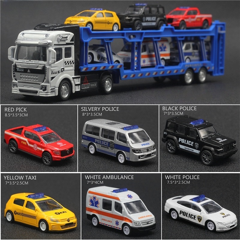 An alloy double-layer transpor - Model Kit Cars review and price