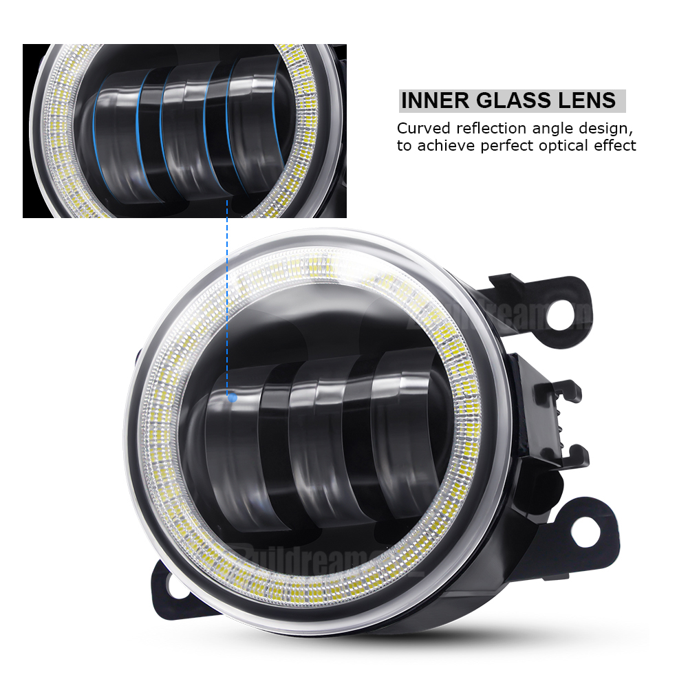 2 Pieces Angel Eye Fog Light F - Model Kit Jeep review and price