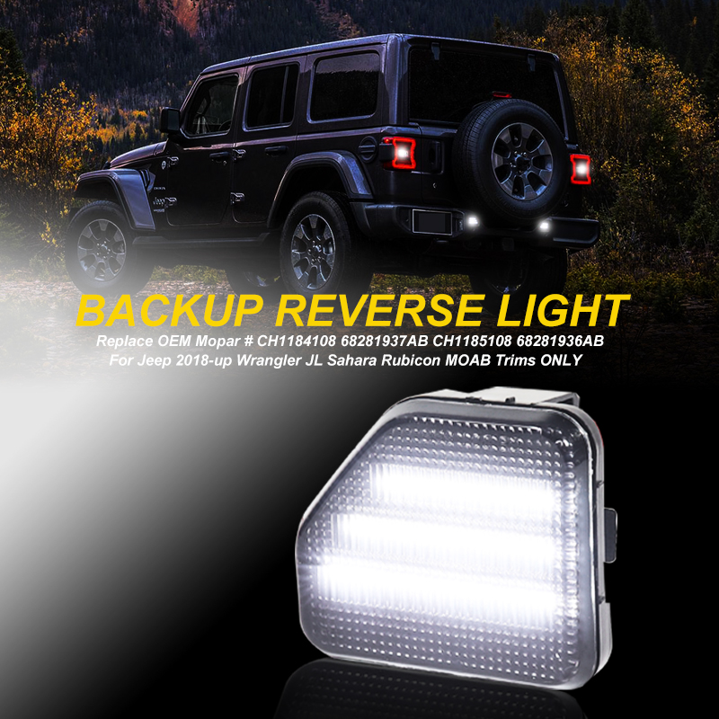 iJDM White LED Rear Bumper Ref - Model Kit Jeep review and price
