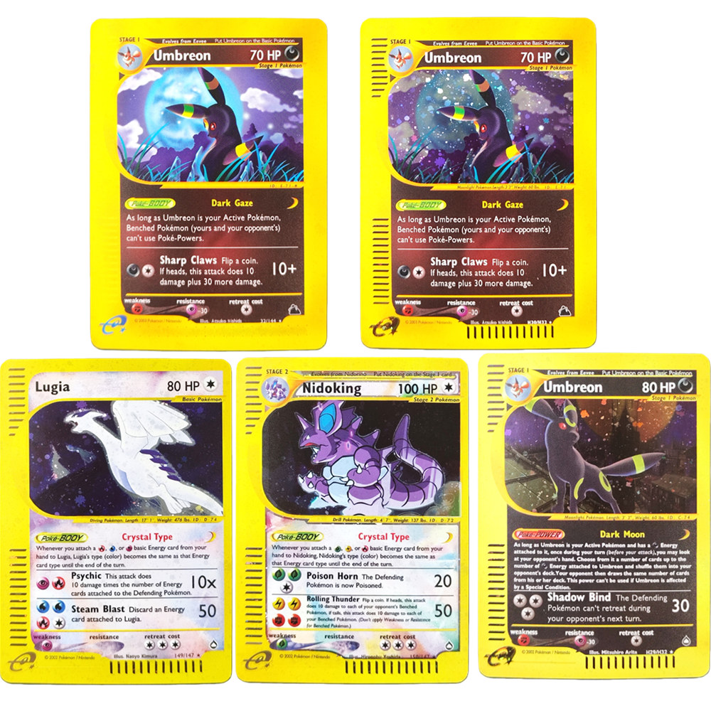 DIY PKM Card e-Card Aquapolis  - Model Kit Umbreon review and price