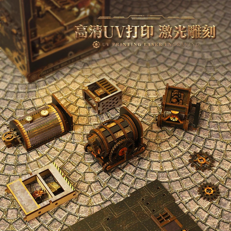 DIY 3D Wooden Puzzle Bookends, - Model Kit Mecha review and price