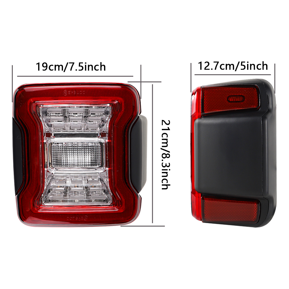 2x Car LED Tail Lights for Jee - Model Kit Jeep review and price