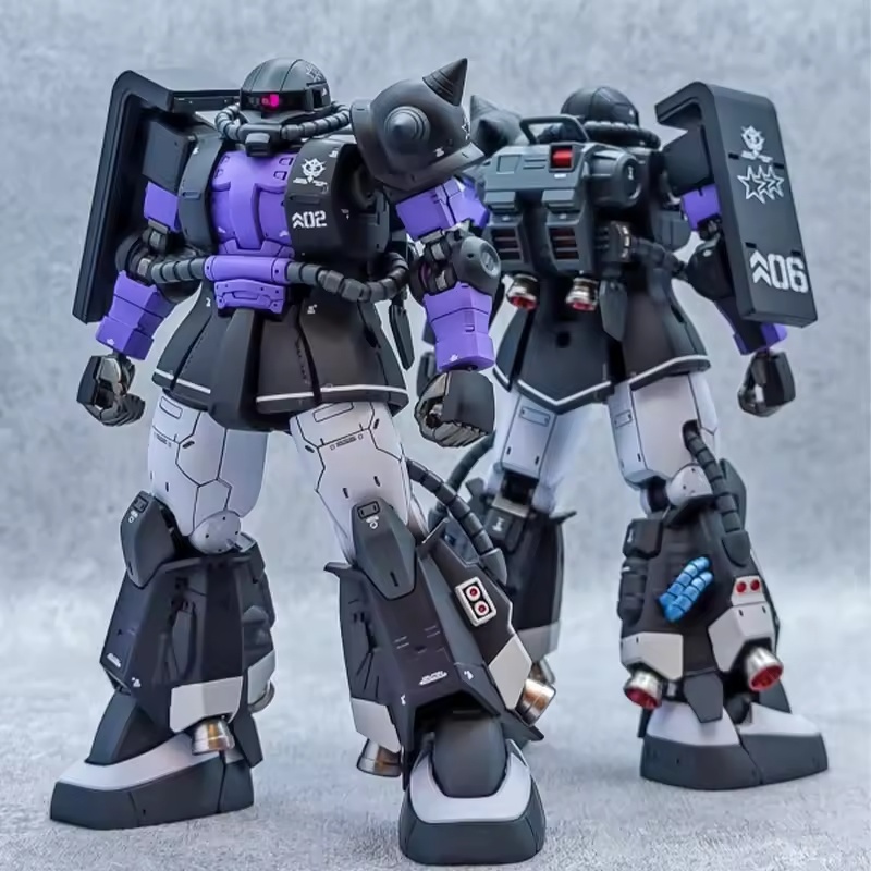 Black Sanrensei Zaku Hg 1/144  - Model Kit Zeta Gundam review and price