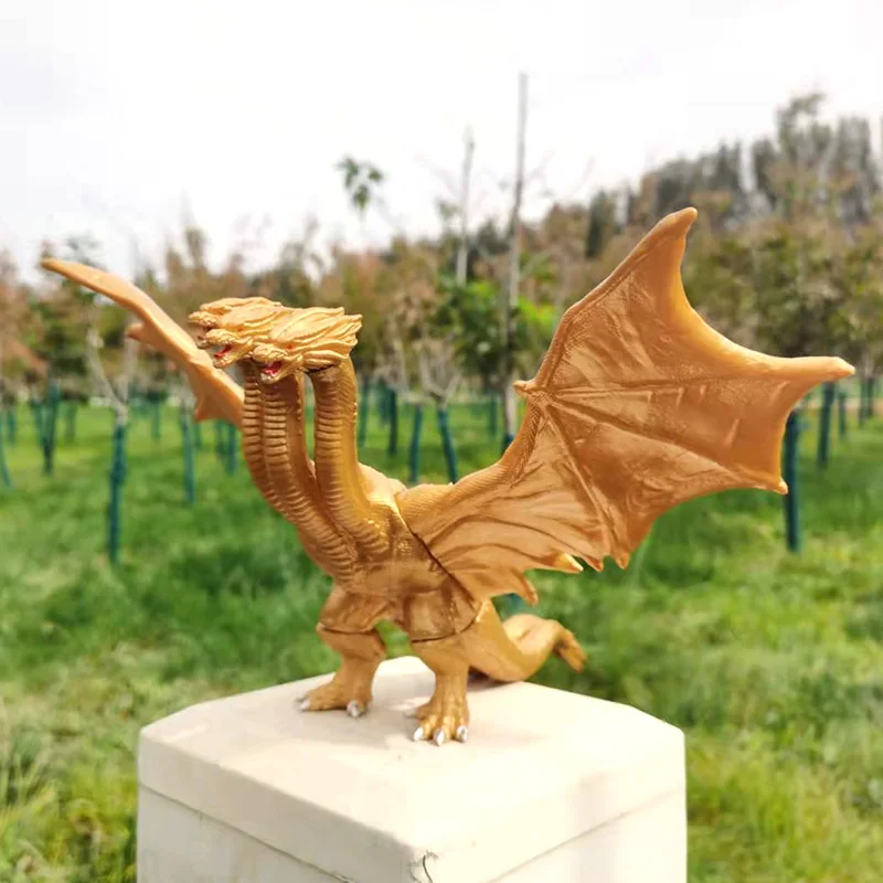 Large size three headed dragon - Model Kit Vs Action Figure review and price
