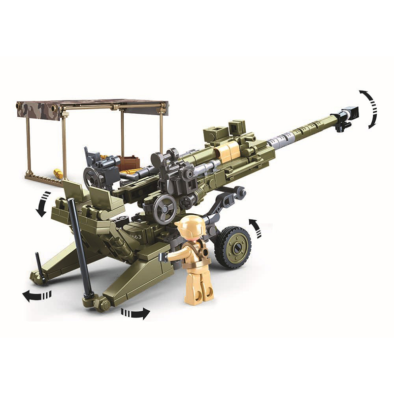 Military WW2 M777 Ultralightwe - Model Kit Wall E review and price