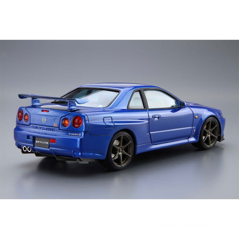 Static assembly car model Aosh - Model Kit Aoshima review and price
